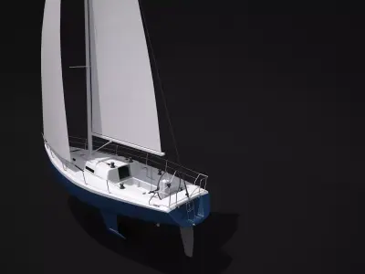Sailboat 3D model