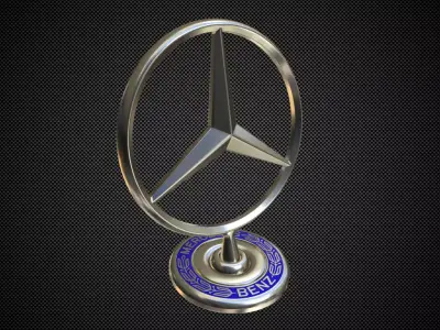 mercedes benz logo 3D model