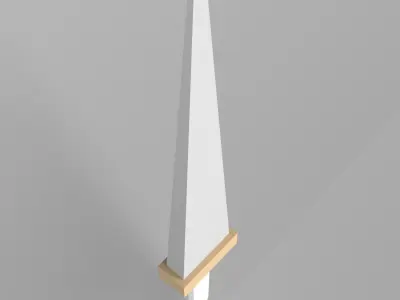 Lowpoly Sword 009 Free low-poly 3D model