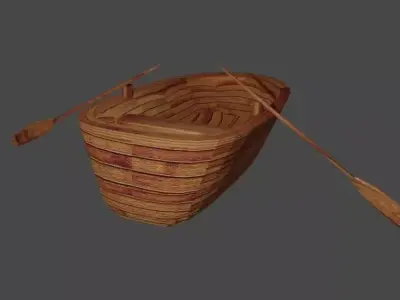 Small Boat 3D model