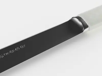 Antique Butter Knife 3D model