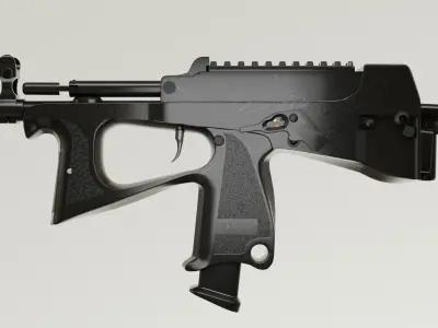 High Quality PP-2000 Submachine Gun 3D Model  Low-poly 3D model