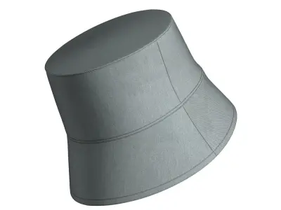 Vintage Cotton Bucket 3D model