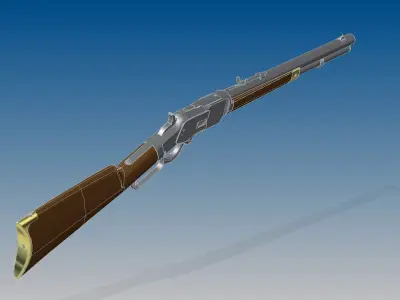 Winchester M1873 3D model