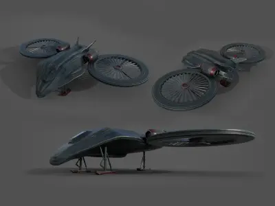 Cobra aircraft - PBR - lowpoly Low-poly 3D model