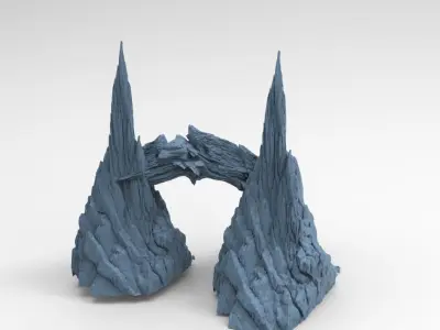 Kali Cliffs 3D model