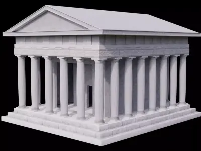Greek Temple  3D model purchase