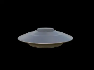 UFO - Sci Fi Flying Saucer Lowpoly Low-poly 3D model