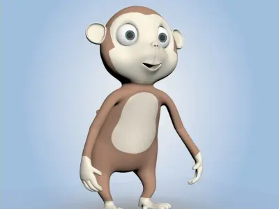 Monkey 3D model