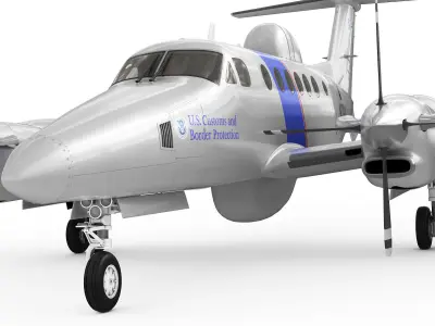 Beechcraft Super King Air 350CER 3D model
