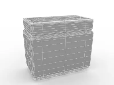 Pure Petroleum Jelly 3D model