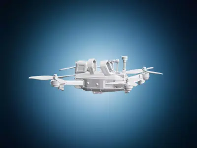 Quadcopter Drone Model 3D print model