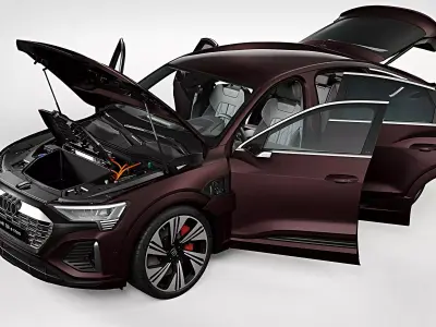 2024 Audi Q8 Sportback e-tron quattro 3D model