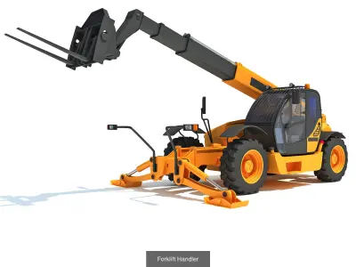 Heavy Construction Machinery 3D Model Pack