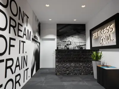 GYM DESIGN 3D model purchase