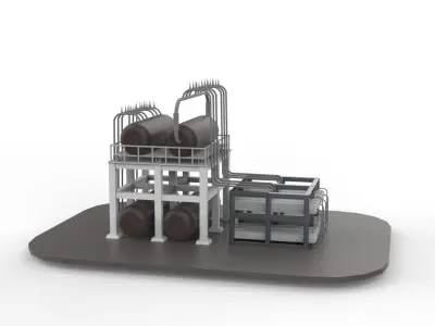 Native Unity Asset Low-poly 3D model