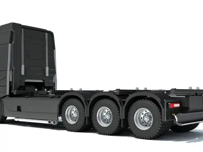 Generic Semi Truck 3D model 2