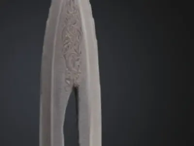 ACIENT SWORD Low-poly 3D model