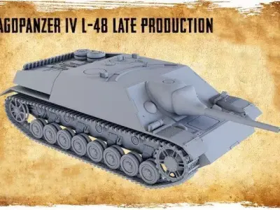 Jagdpanzer IV  3D print model