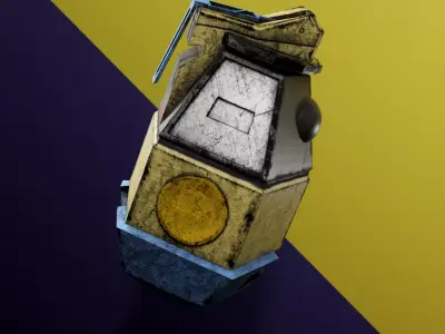 Scifi Grenade  Free 3D model