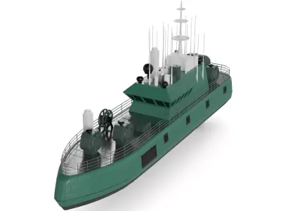Mine Vessel 3D model by vanshpapneja884