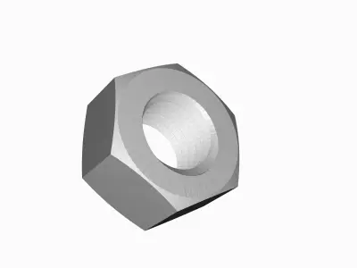 Hex Nut Free 3D print model