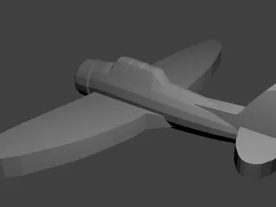Japanese D3A Val Dive Bomber Free 3D print model