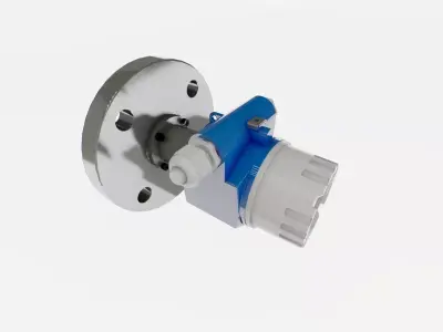 3D model of Absolute Gauge Pressure Cerabar PMC51 Endress Hauser Free low-poly 3D model