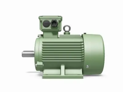 100L B3 Top IEC electric motor - 3D CAD model 3D model