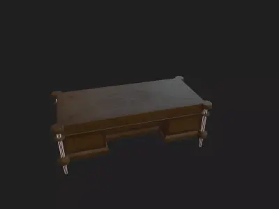 Gothic Table Low-poly 3D model