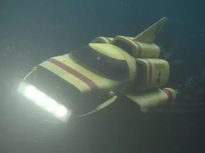 Thunderbird 4 3D model