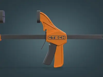 Clamp Low-poly 3D model purchase