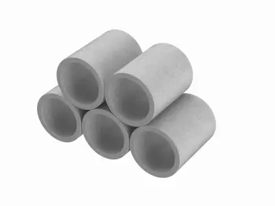 Stack Of Concrete Pipes 3D model