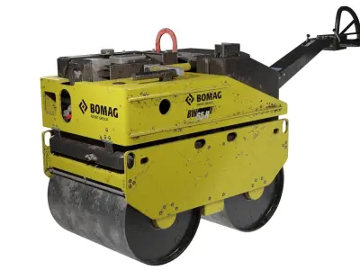 Vibrating Roller Bomag BW 65H 3D model