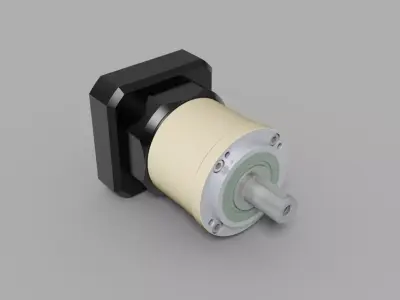 Servo gearbox Free 3D model