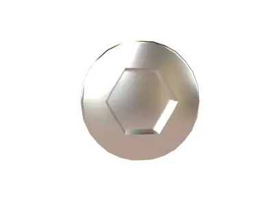 Screw v9 001 Low-poly 3D model