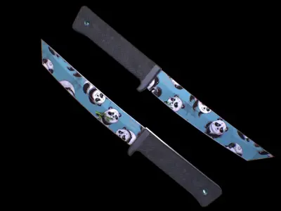 Cold Steel Recon Tanto Panda - Knife Low-poly 3D model