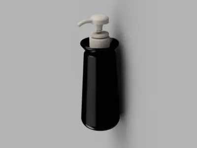 Bottle capacity 450ml design Low-poly 3D model