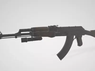 AK 47 Free 3D model buy