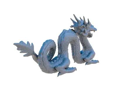 Sculpture-006 dragon statue 3D model