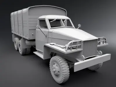 Studebaker US6 Scale model 3D print model