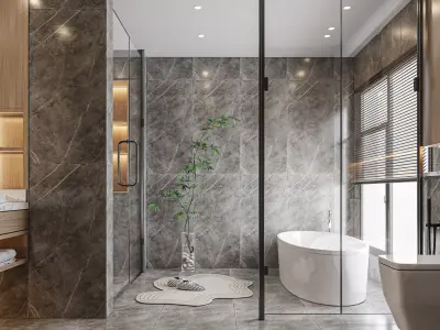 Master Bathroom  Free 3D model