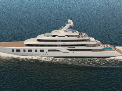  Aquarius Superyacht Dynamic Simulation 