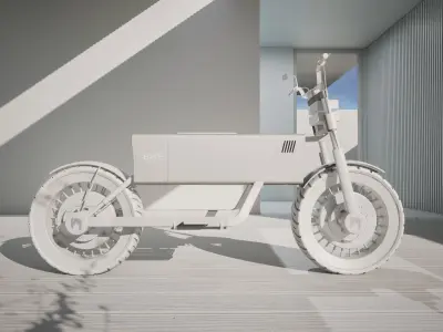 E-bike 3D model purchase