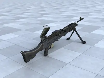 M240 Machine Gun 3D model order