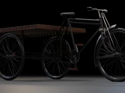 Three wheeler or van 3D model