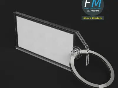 Heavy duty key tag 3D model