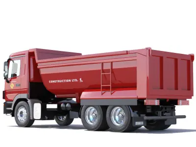 Mercedes Actros Dumper 3D model