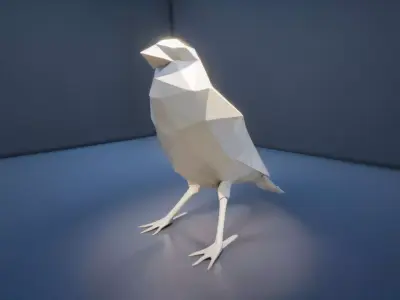 Poligon Bird Free 3D print model