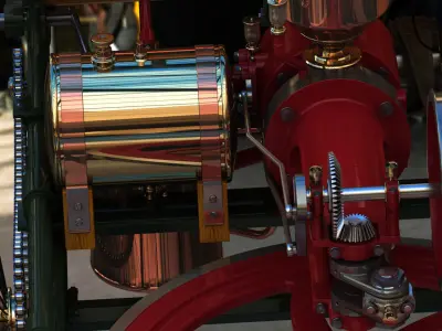 Benz Motorwagen 1888 3D model